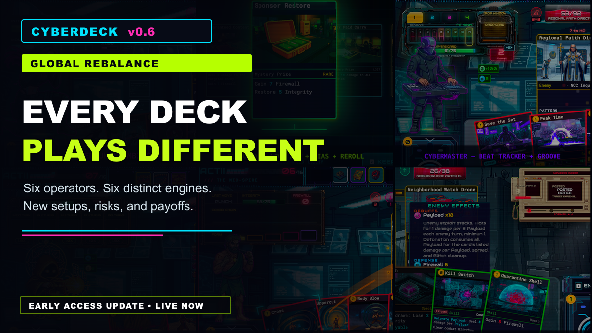 CyberDeck v0.6.0 Global Rebalance