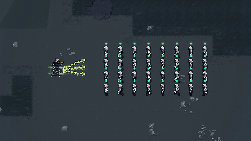 El Money keeps his distance as two drones support a spreading corruption wave.