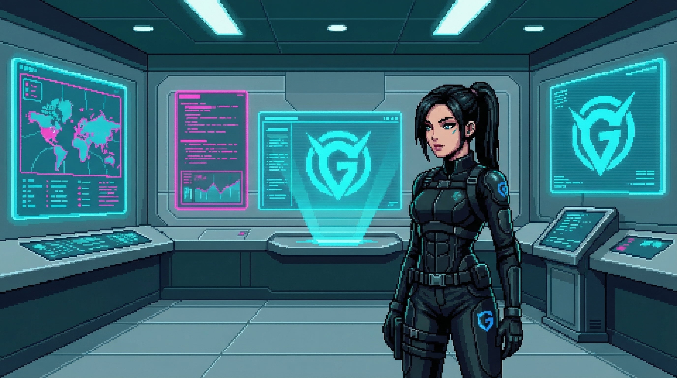 GG during her Guardian Special Operations years — clean gear, institutional air, career still intact