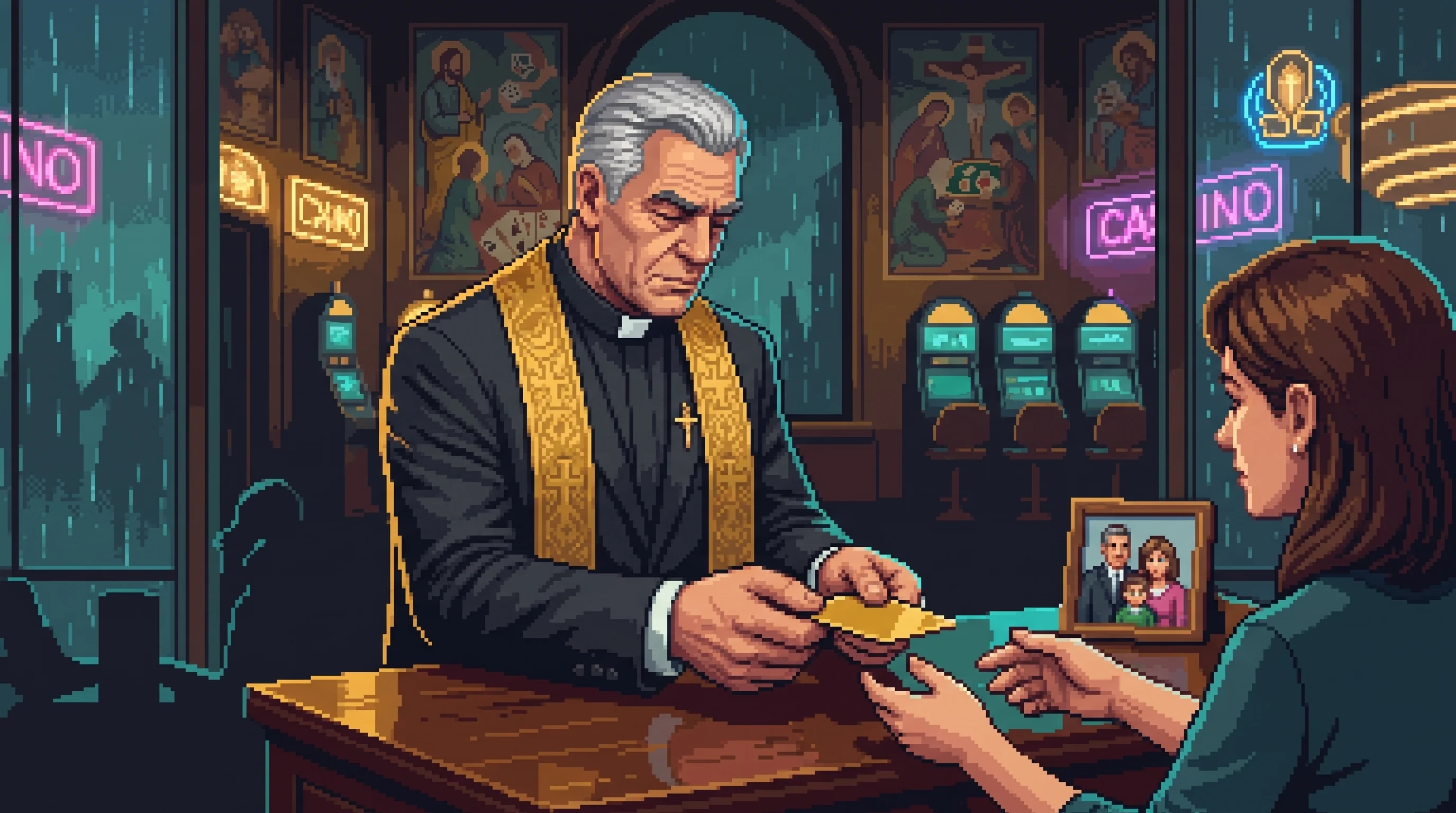 Monsignor Gideon Vale โ The card blessing