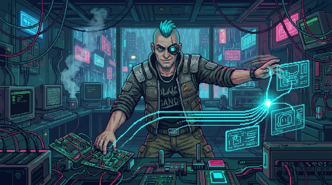 The Tinkerer pulling telemetry into a single exploit path, mid-detonation
