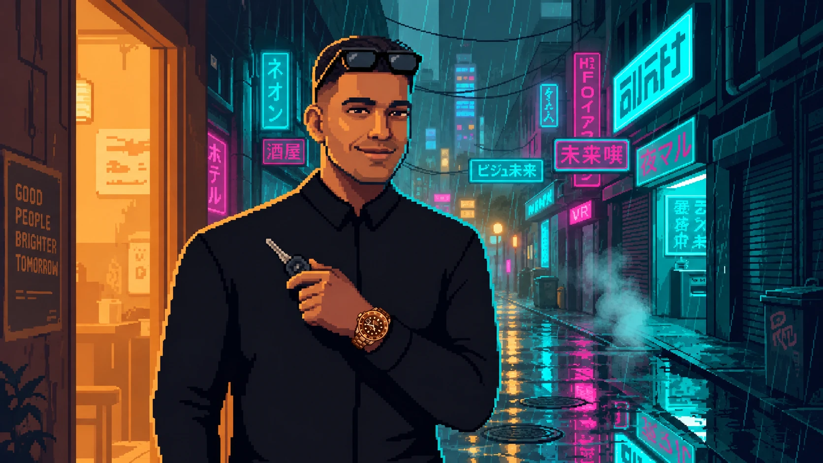 Portrait of Tinit, the Sprawlโs human recommendation broker.