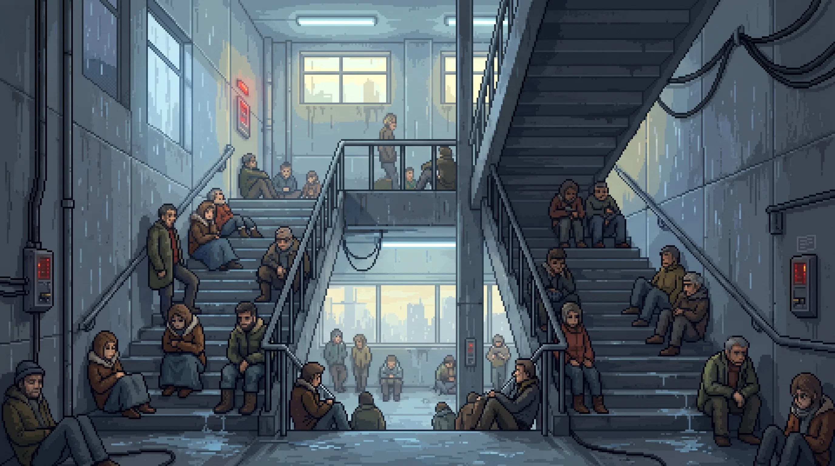The Grid Collapse of Sector 8