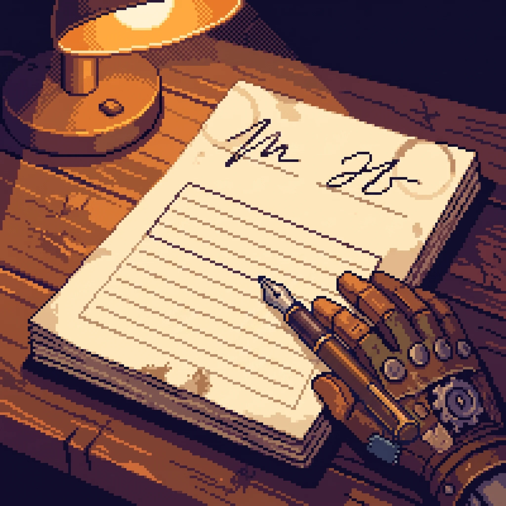 Tess alters the ledger so a future answer has somewhere to exist.