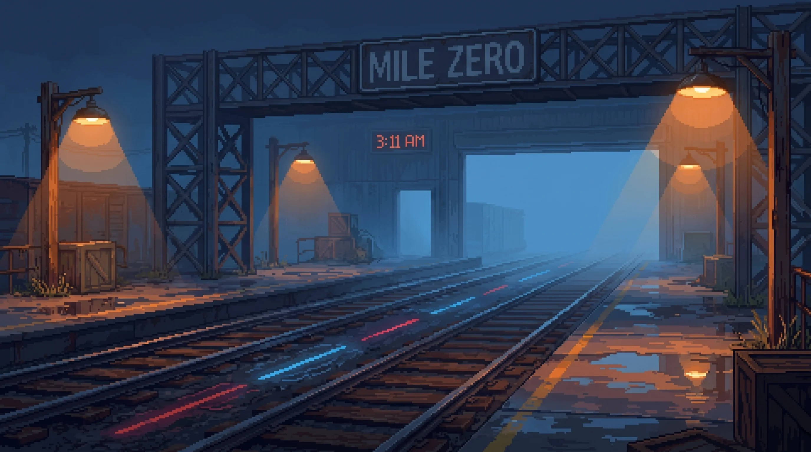 The old Rail announces the second arrival.