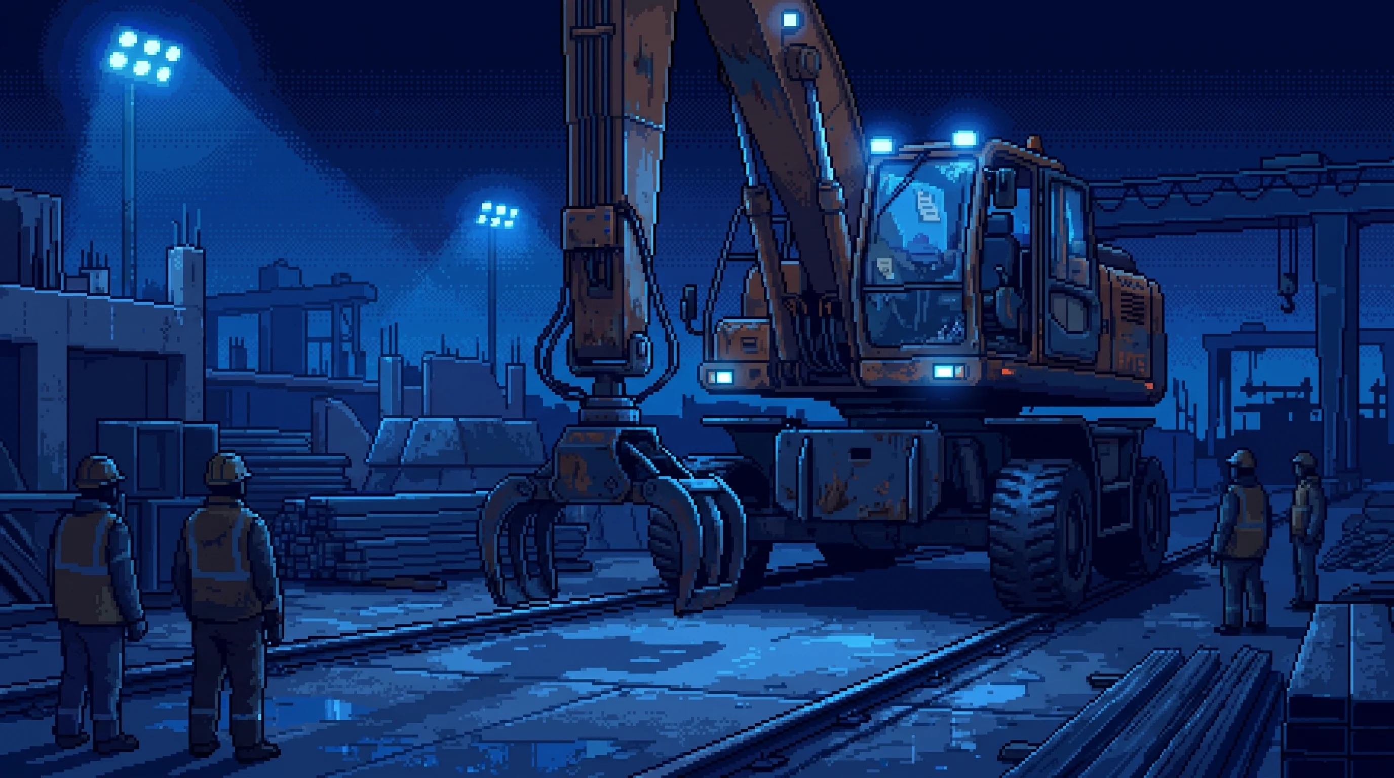 Day 19, the sector-wide Memorial dimming to blue, the hull idle at the yard rail