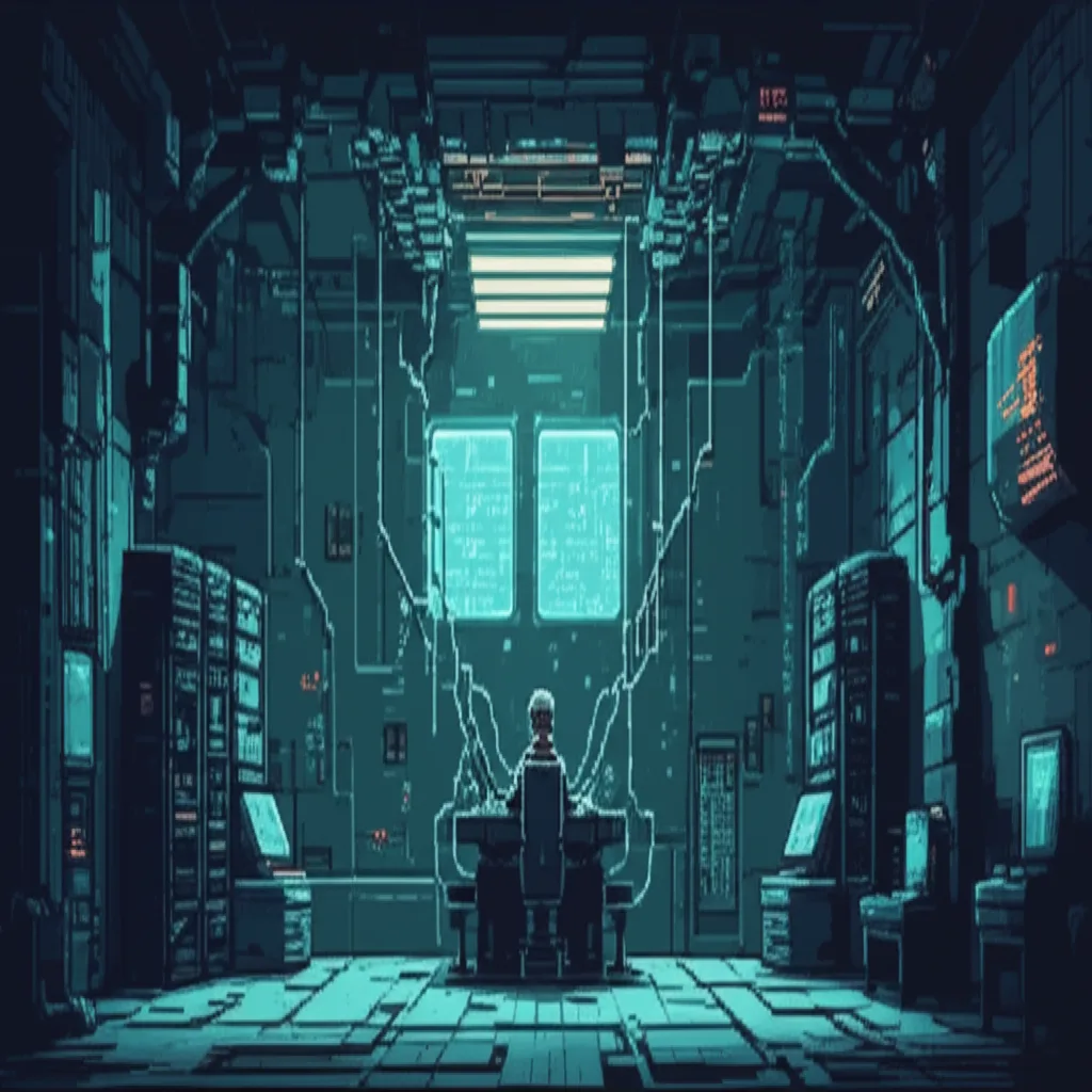 The old ORACLE research station buried under the Wastes, systems humming back to life after decades