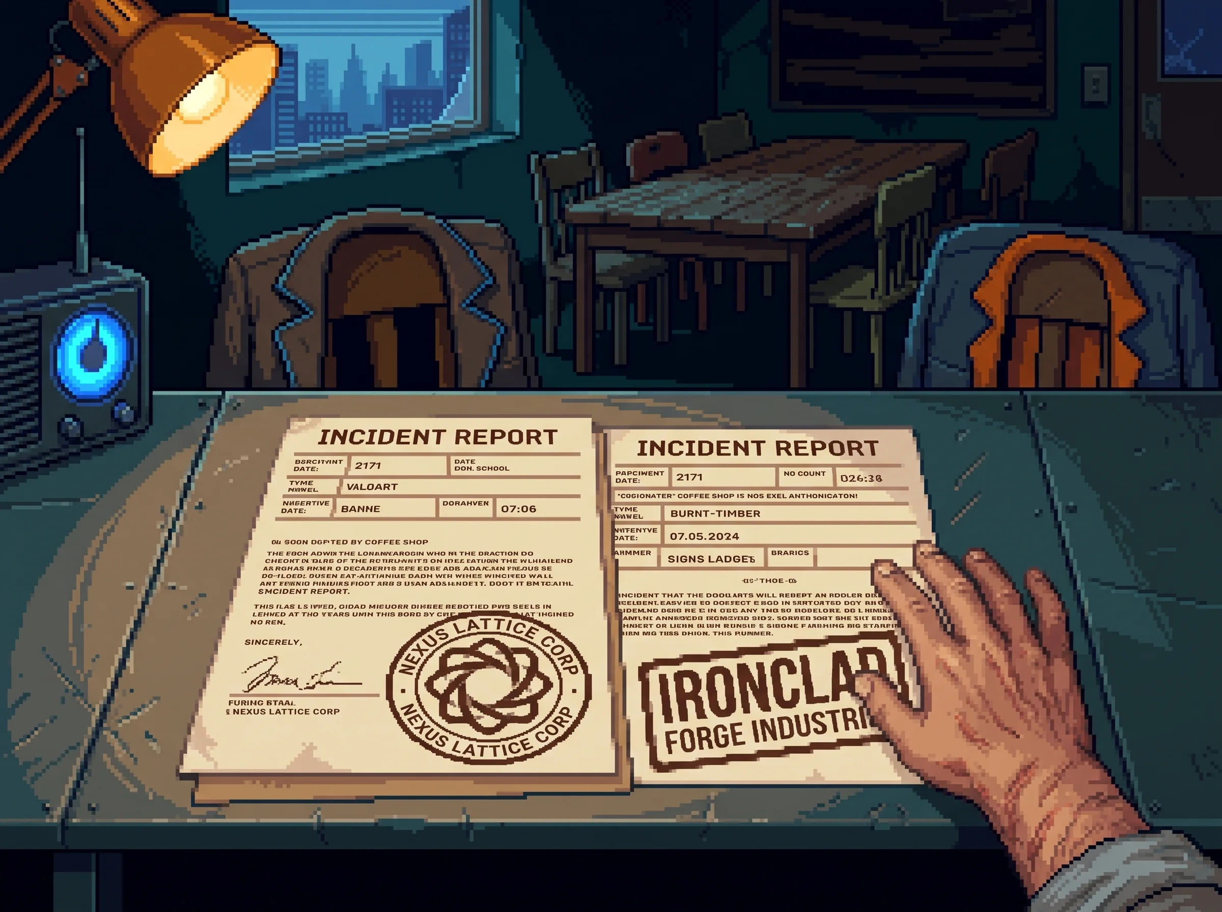 Two corporate incident reports describe a death without a subject.
