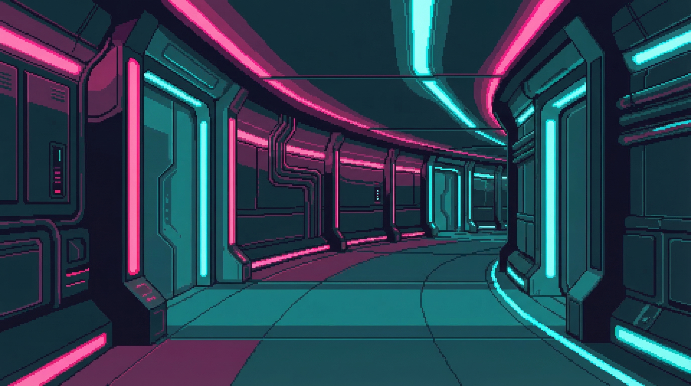 Corridor 7 - clean, well-lit, inviting