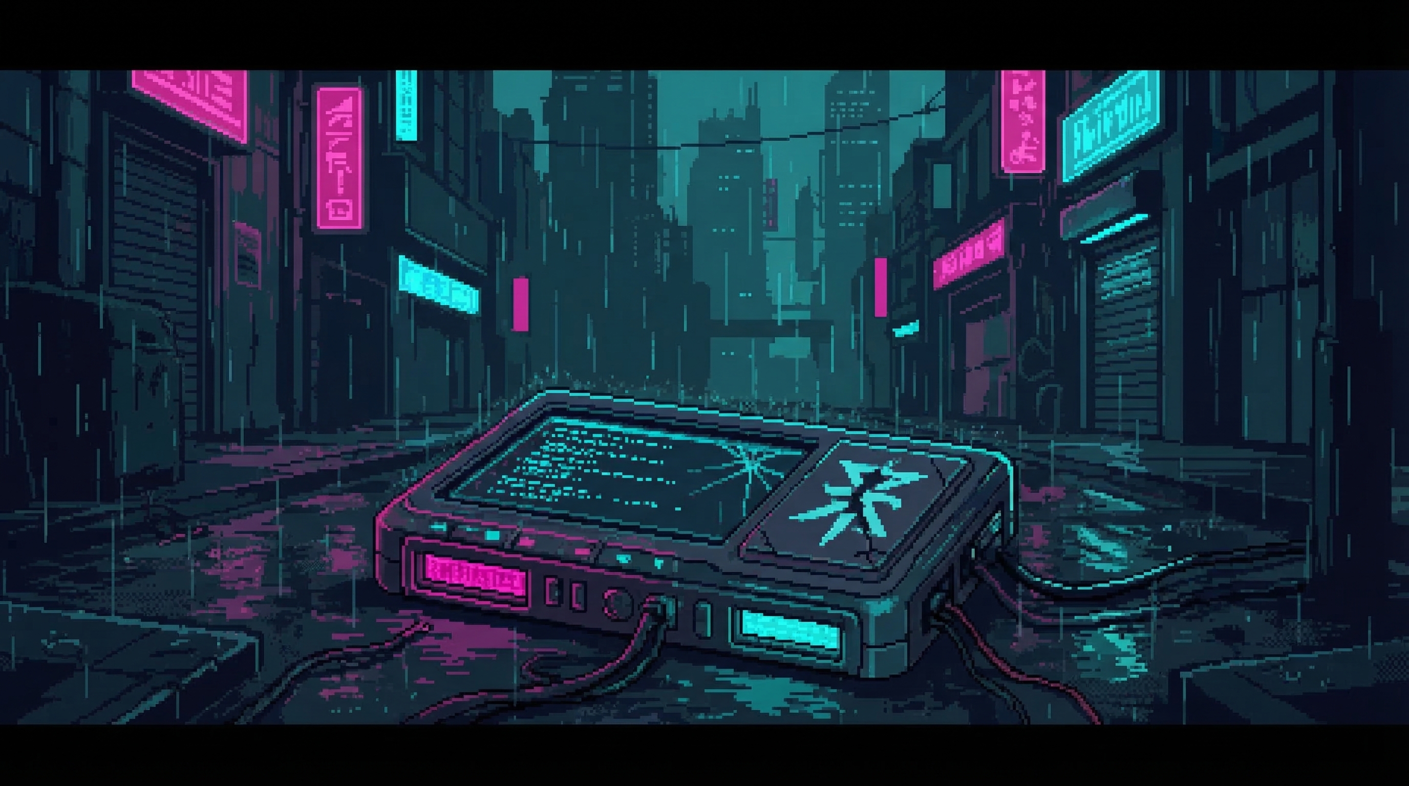 Surge's deck lying abandoned