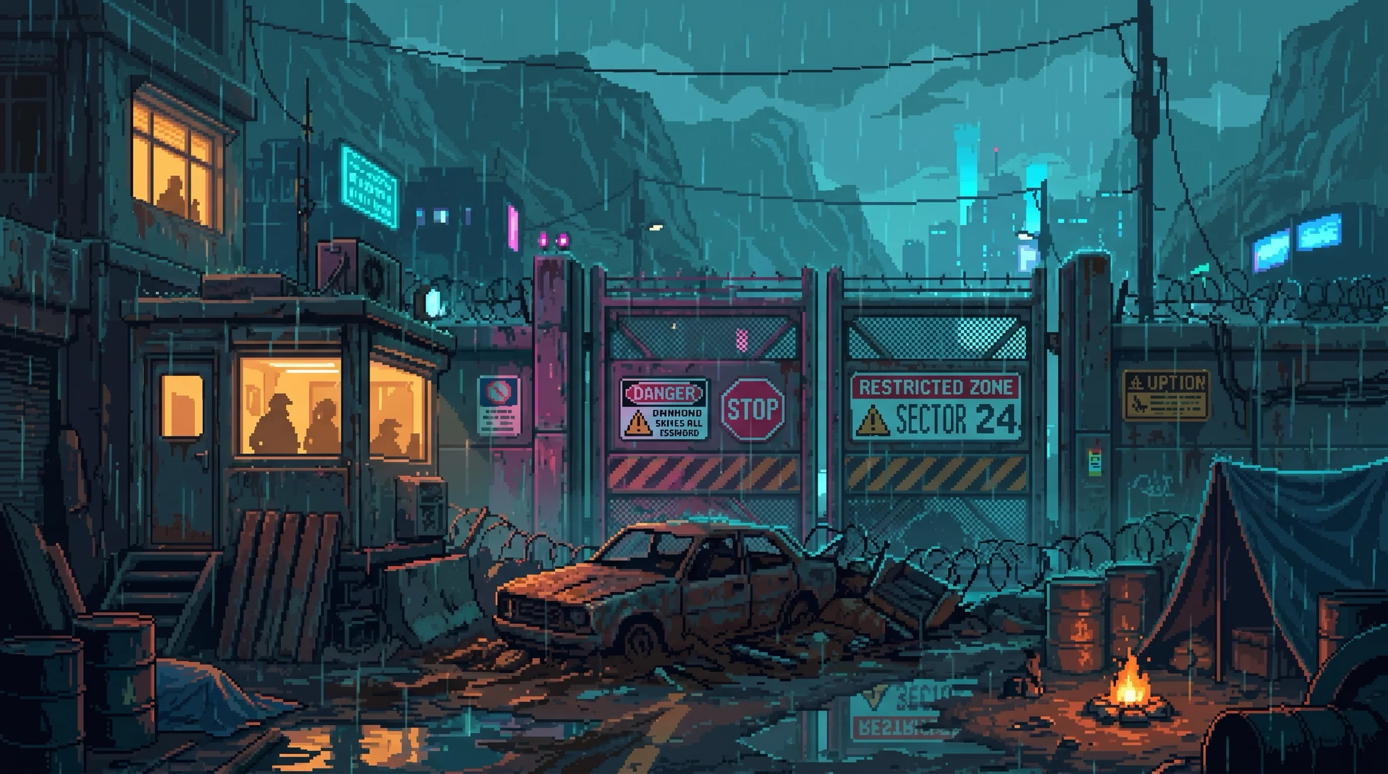 The Perimeter Restricted Zone street signature view